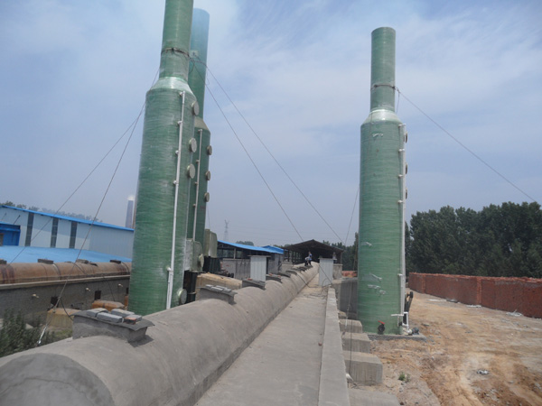 玻璃鋼脫硫塔已投產(chǎn)